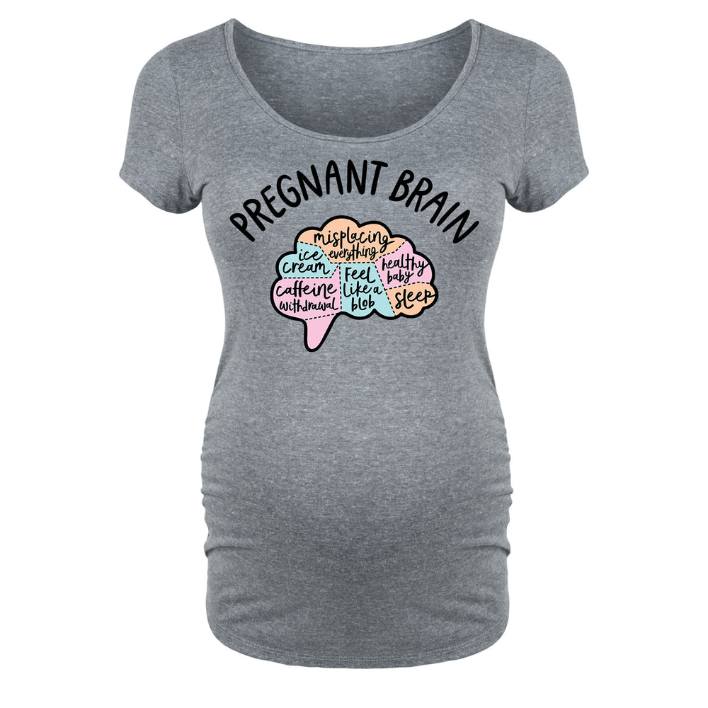 Pregnant Brain - Maternity Short Sleeve T-Shirt