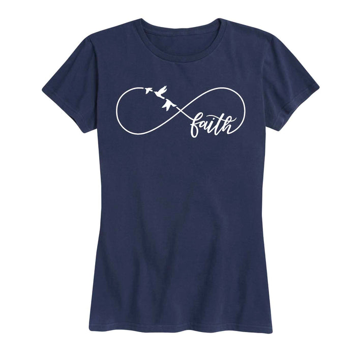 Infinity Symbol Faith Birds - Women's Short Sleeve T-Shirt