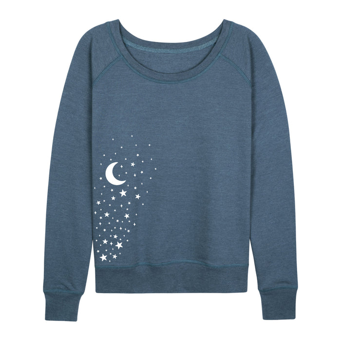 Star Cluster With Moon - Women's Slouchy