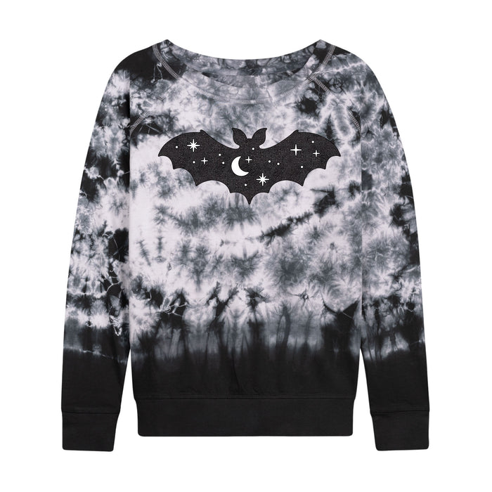 Bat With Stars - Women's Lightweight French Terry Pullover