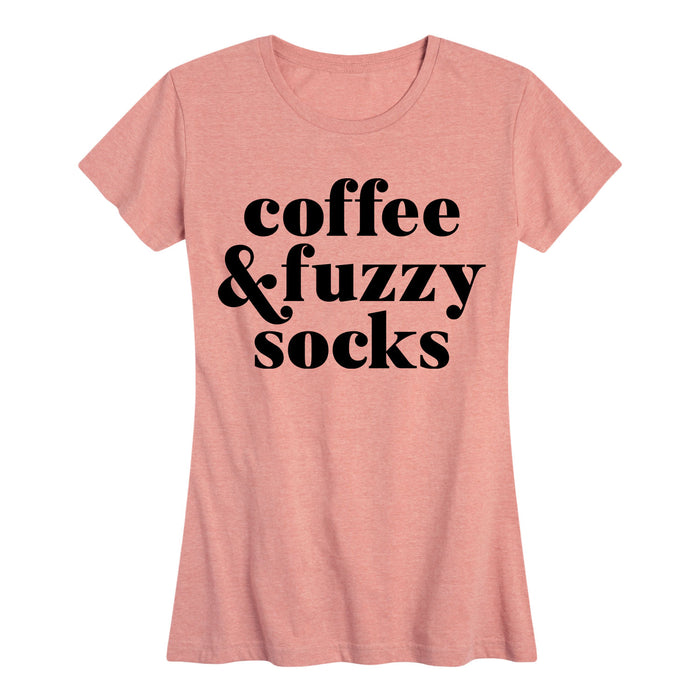 Coffee And Fuzzy Socks - Women's Short Sleeve T-Shirt