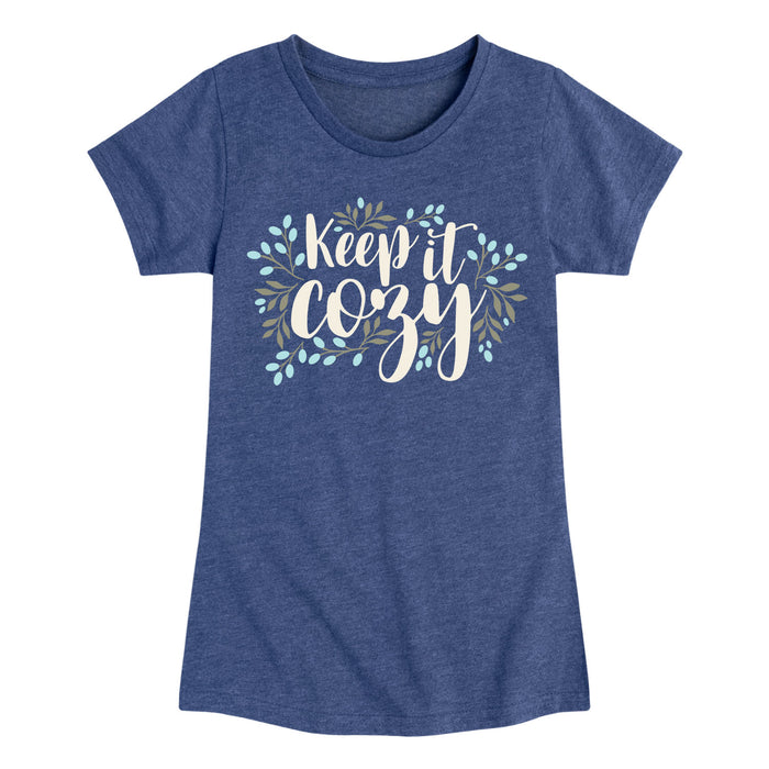 Keep it Cozy - Youth & Toddler Girls Short Sleeve T-Shirt