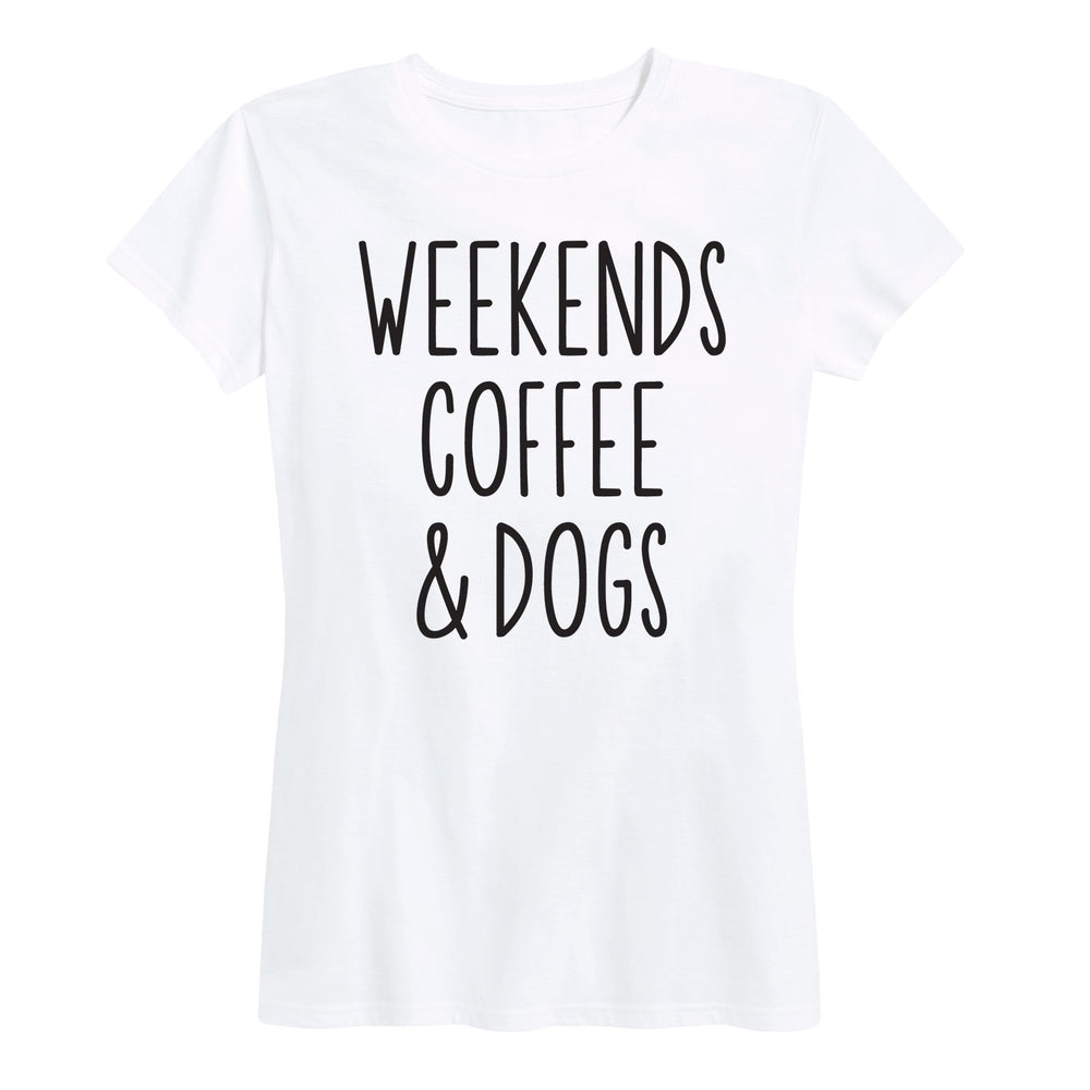 Weekends Coffee And Dogs - Women's Short Sleeve T-Shirt