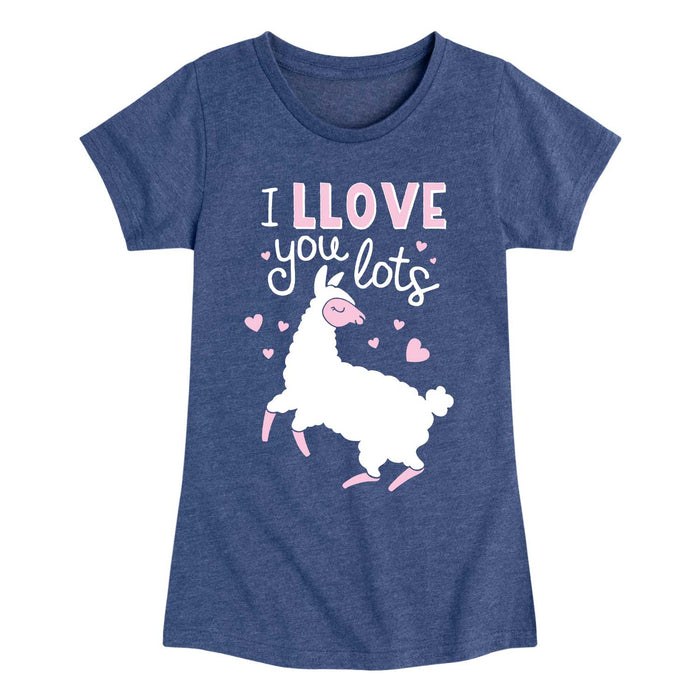 I Llove You Lots - Youth & Toddler Girls Short Sleeve T-Shirt