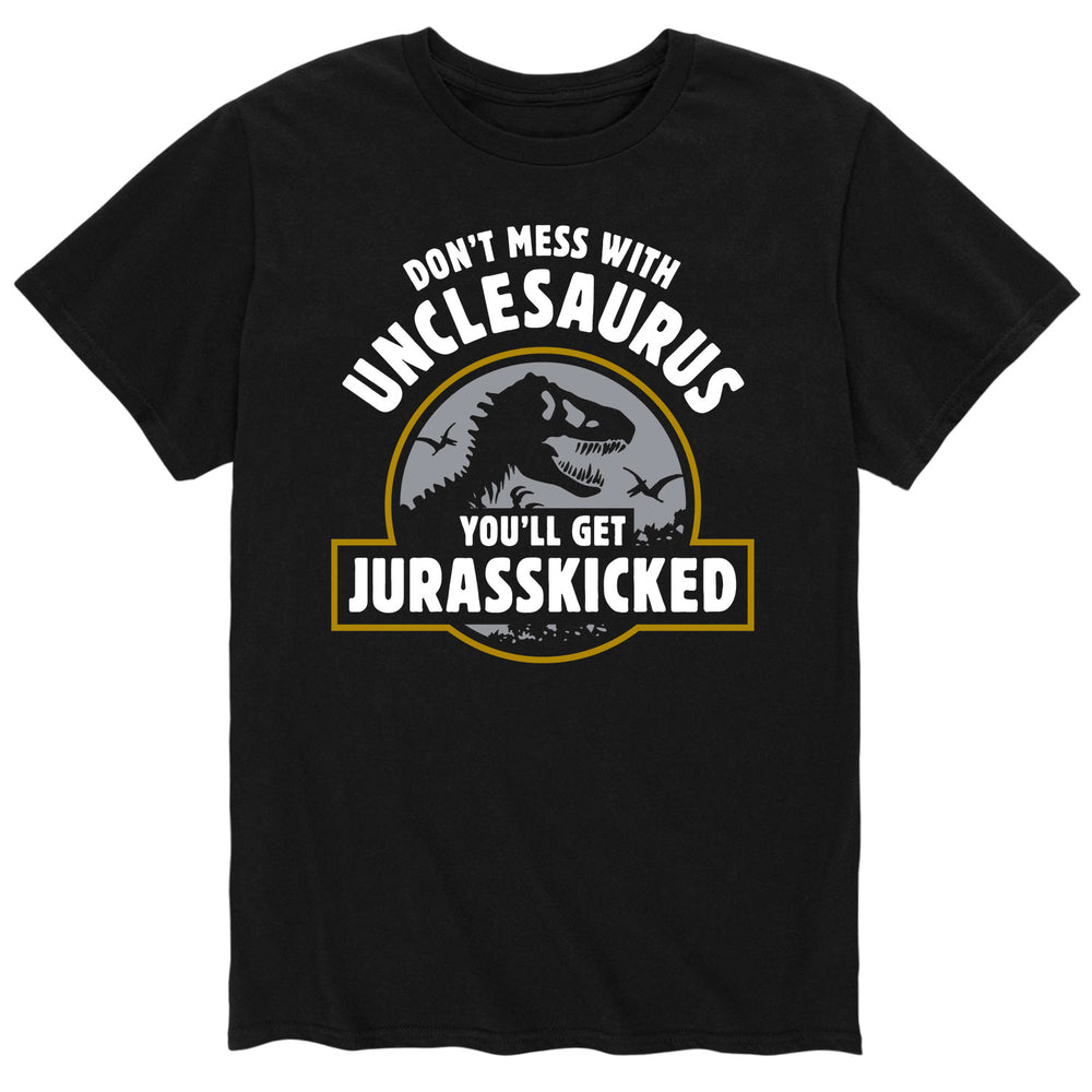 Don't Mess With Unclesaurus Jurassicked - Men's Short Sleeve T-Shirt