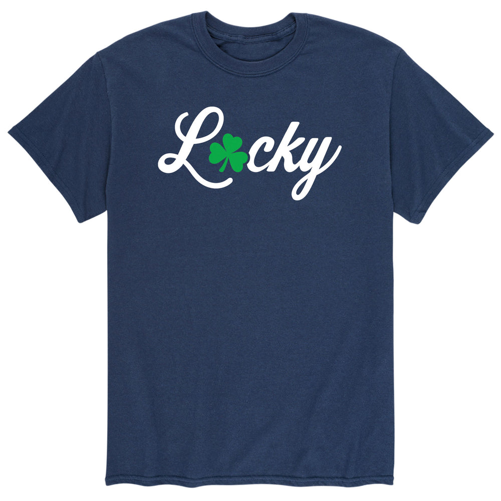 Lucky With Clover - Men's Short Sleeve T-Shirt