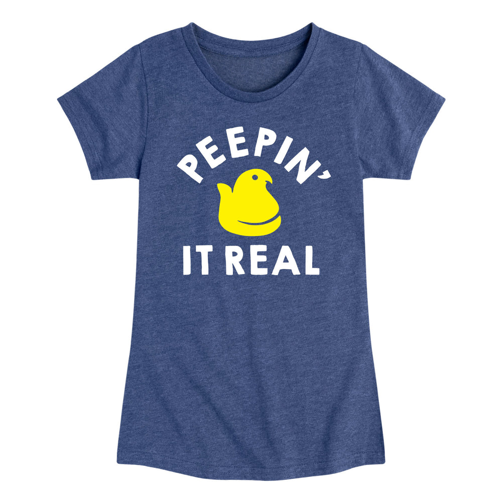 Peepin' It Real - Youth & Toddler Girls Short Sleeve T-Shirt