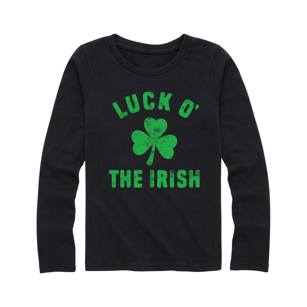 Luck O' the Irish - Youth Girl Long Sleeve T-Shirt