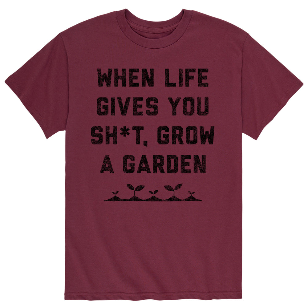 When Life Gives You Shit - Men's Short Sleeve T-Shirt