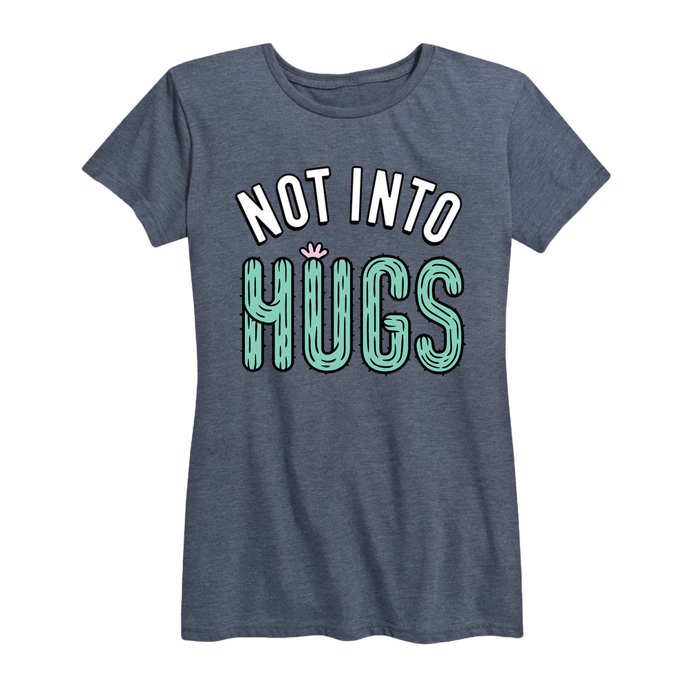Not Into Hugs Cactus - Women's Short Sleeve T-Shirt