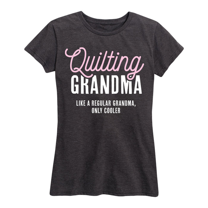 Quilting Grandma - Women's Short Sleeve T-Shirt