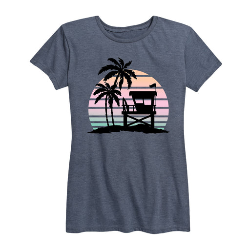 Lifeguard Tower Beach - Women's Short Sleeve T-Shirt