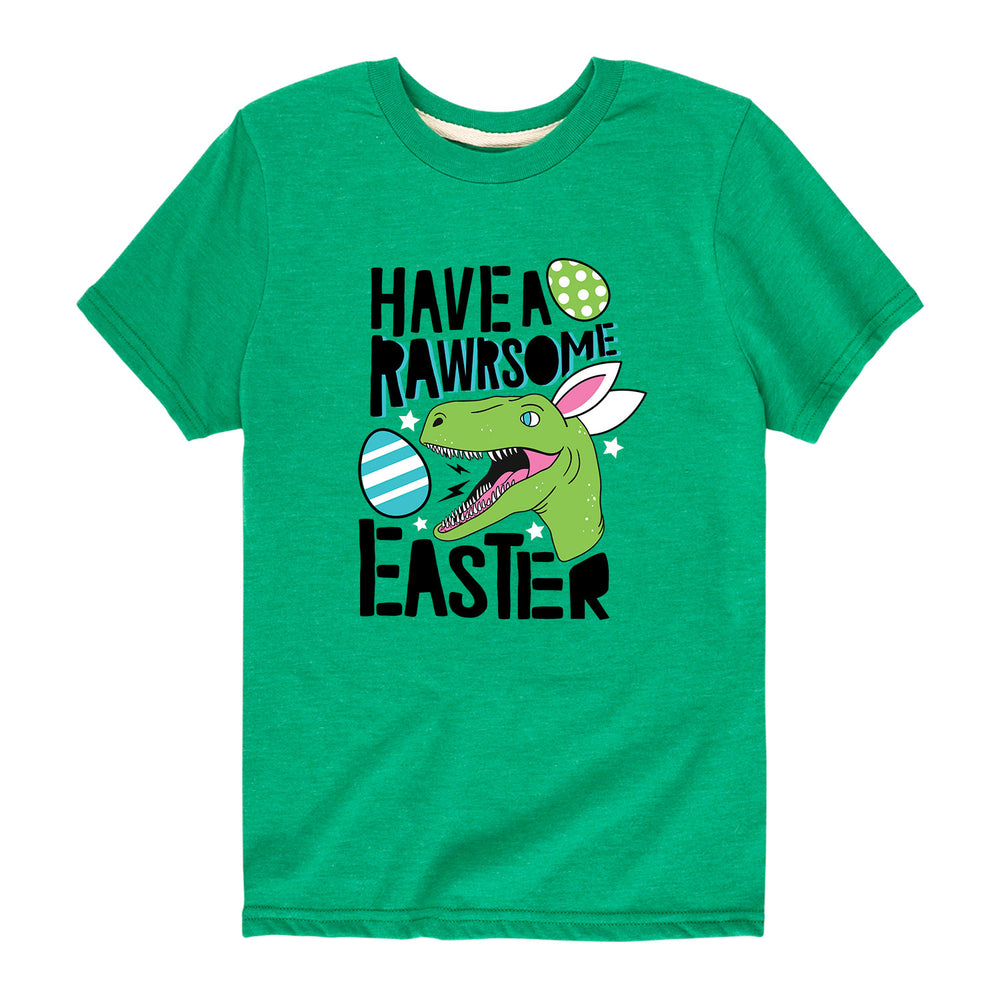 Have a Rawrsome Easter - Youth & Toddler Short Sleeve T-Shirt
