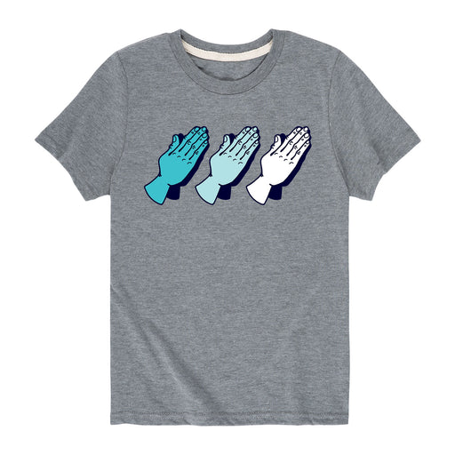 Praying Hands Repeat - Youth & Toddler Short Sleeve T-Shirt