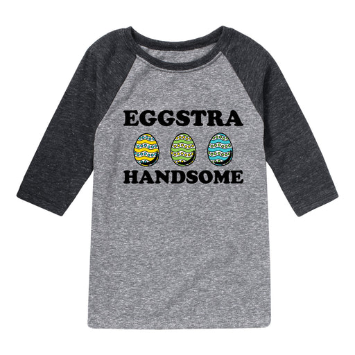 Eggstra Handsome - Toddler Raglan
