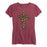 Leopard Print Cross - Women's Short Sleeve T-Shirt