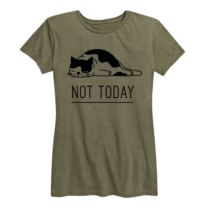 Not Today Cat - Women's Short Sleeve T-Shirt