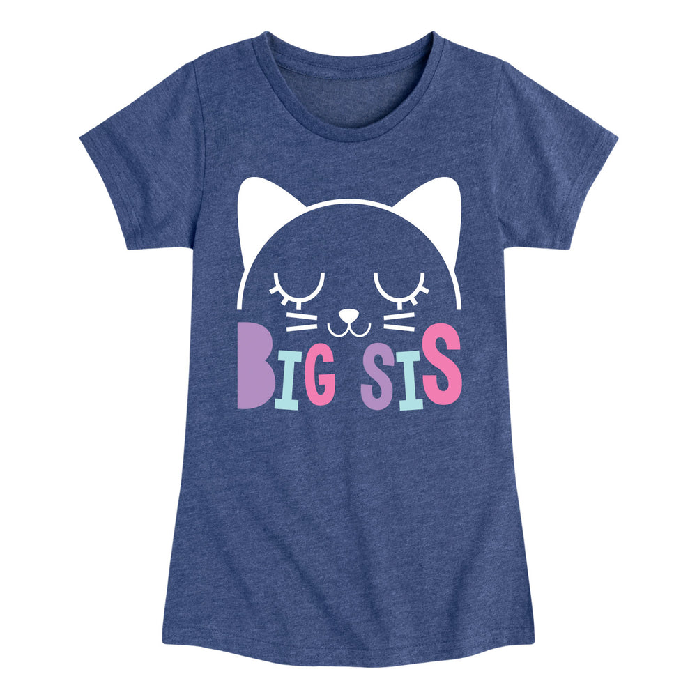 Cat Sis Big - Youth & Toddler Girls Short Sleeve T-Shirt