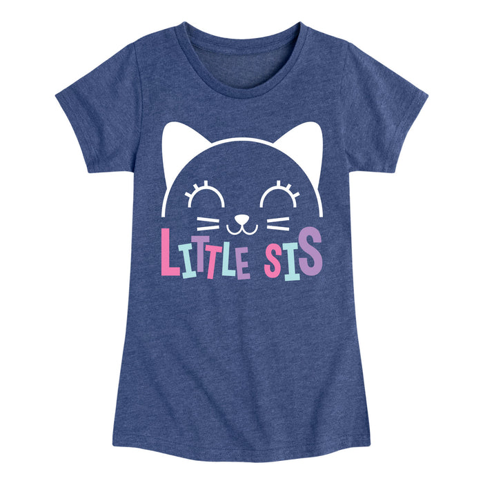 Cat Sis Little - Youth & Toddler Girls Short Sleeve T-Shirt