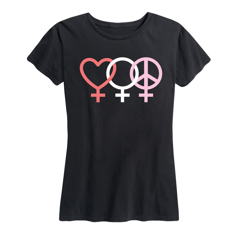 Female Symbols - Women's Short Sleeve T-Shirt