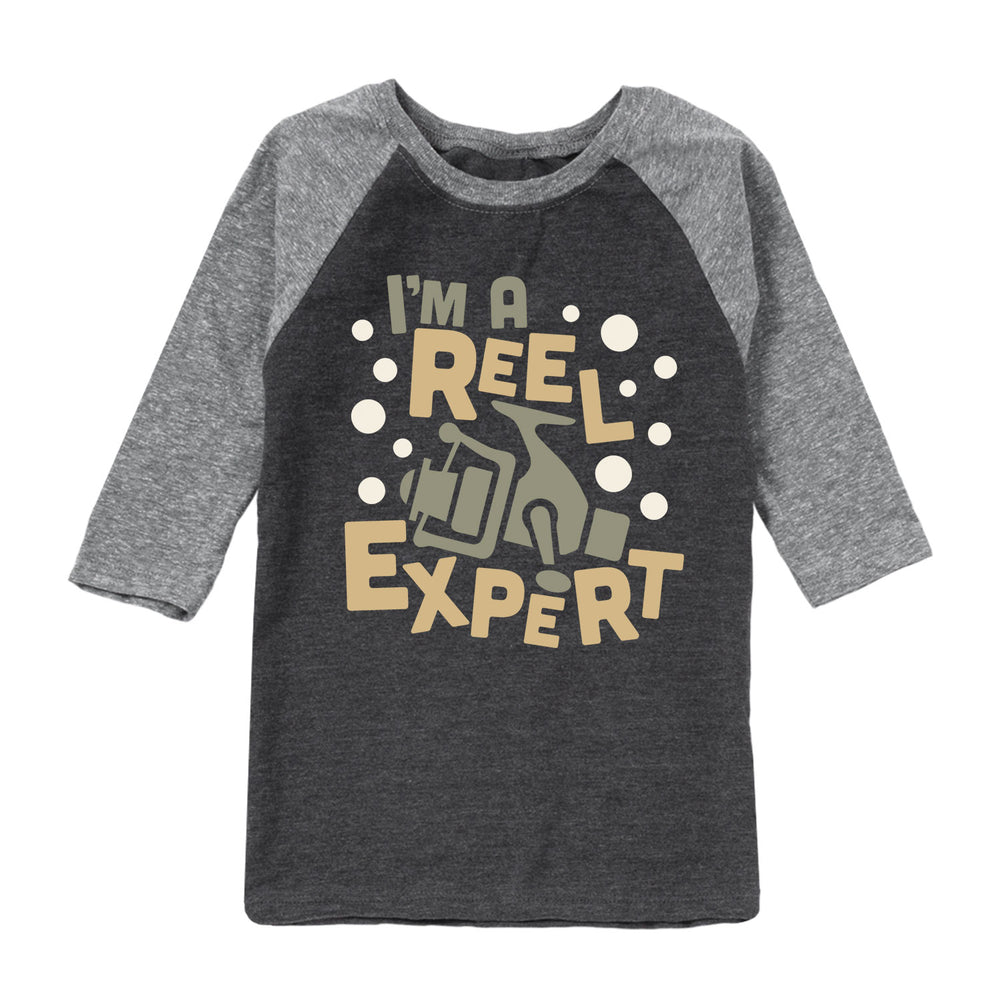 I'm A Reel Expert - Youth & Toddler Raglan