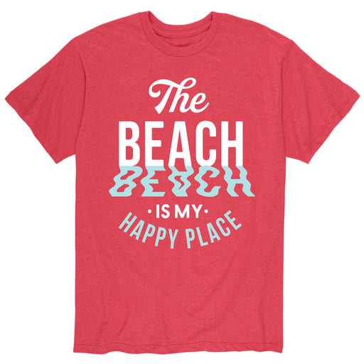 Beach Happy Place - Men's Short Sleeve T-Shirt