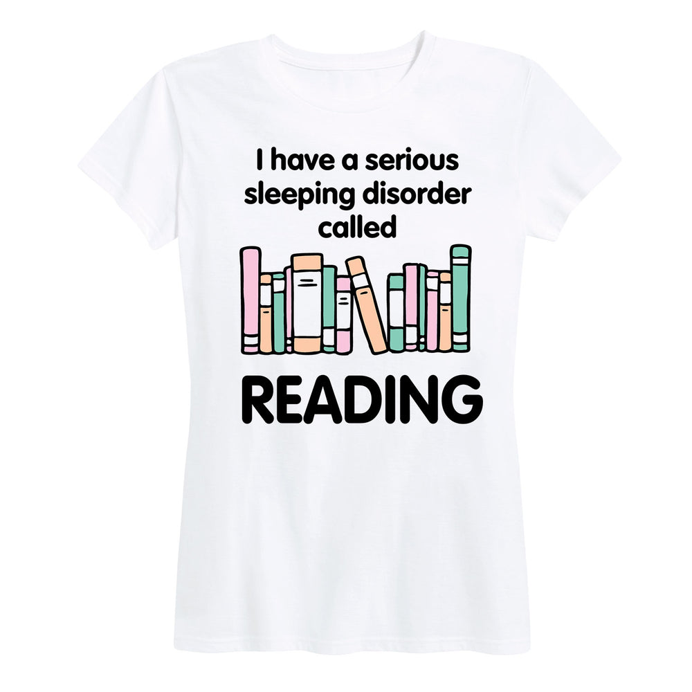 Reading Sleeping Disorder - Women's Short Sleeve T-Shirt