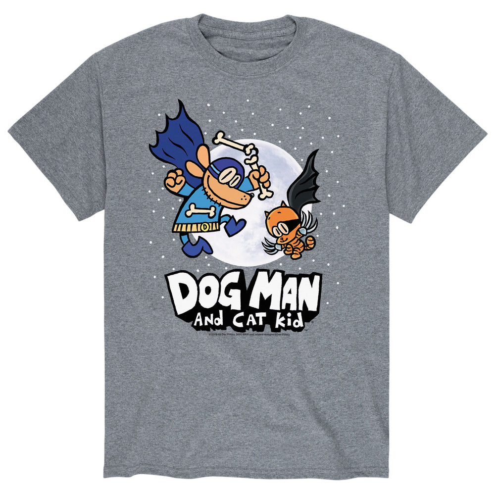 Dog Man and Cat Kid Moon - Men's Short Sleeve T-Shirt