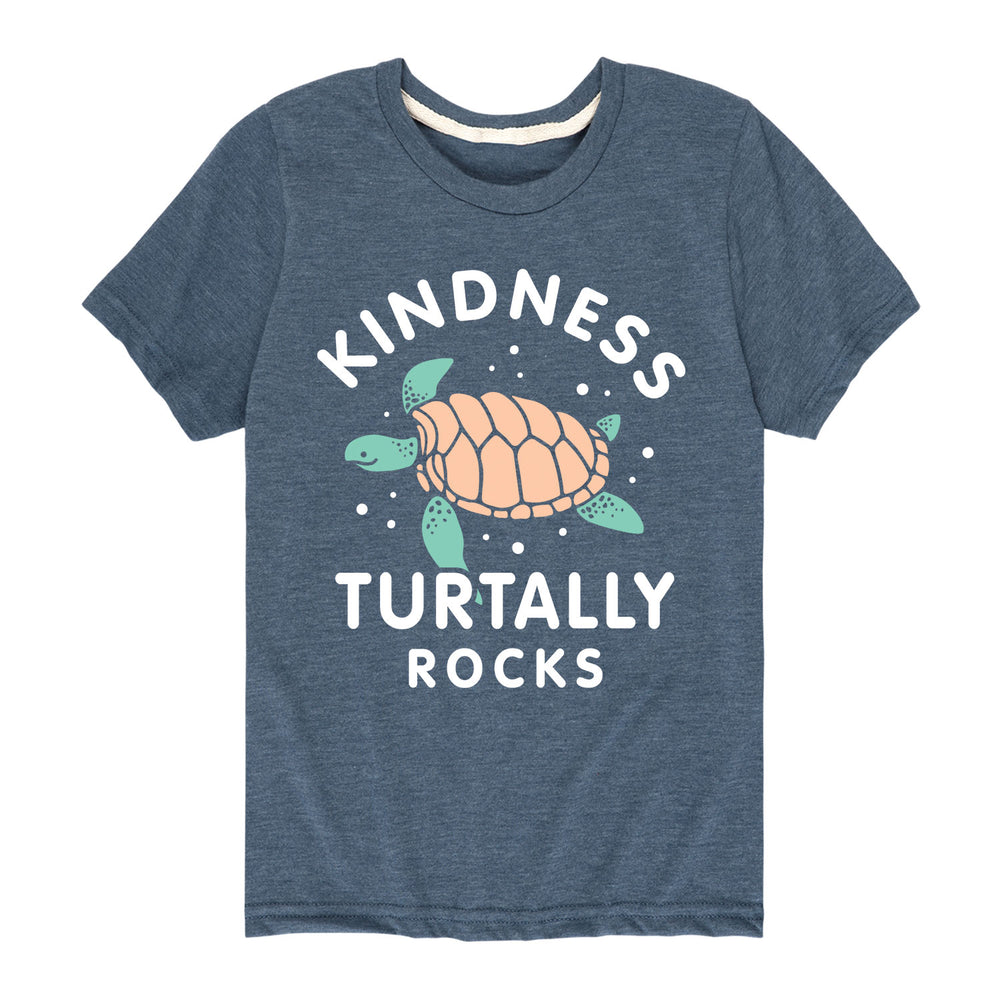 Kindness Turtally Rocks - Youth & Toddler Short Sleeve T-Shirt