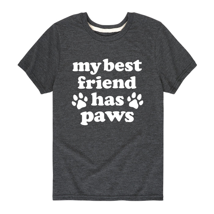 My Best Friend Has Paws - Youth & Toddler Short Sleeve T-Shirt