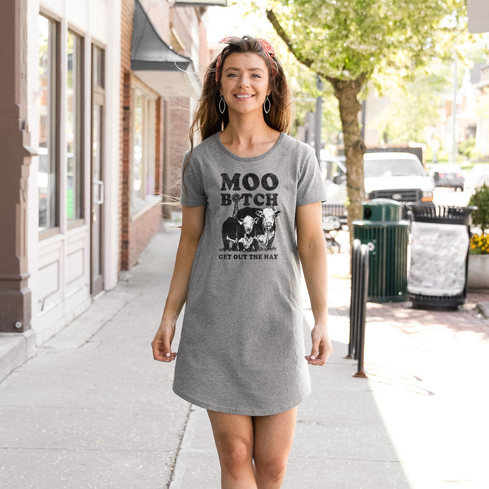 Moo Bitch - Women's Short Sleeve Dress
