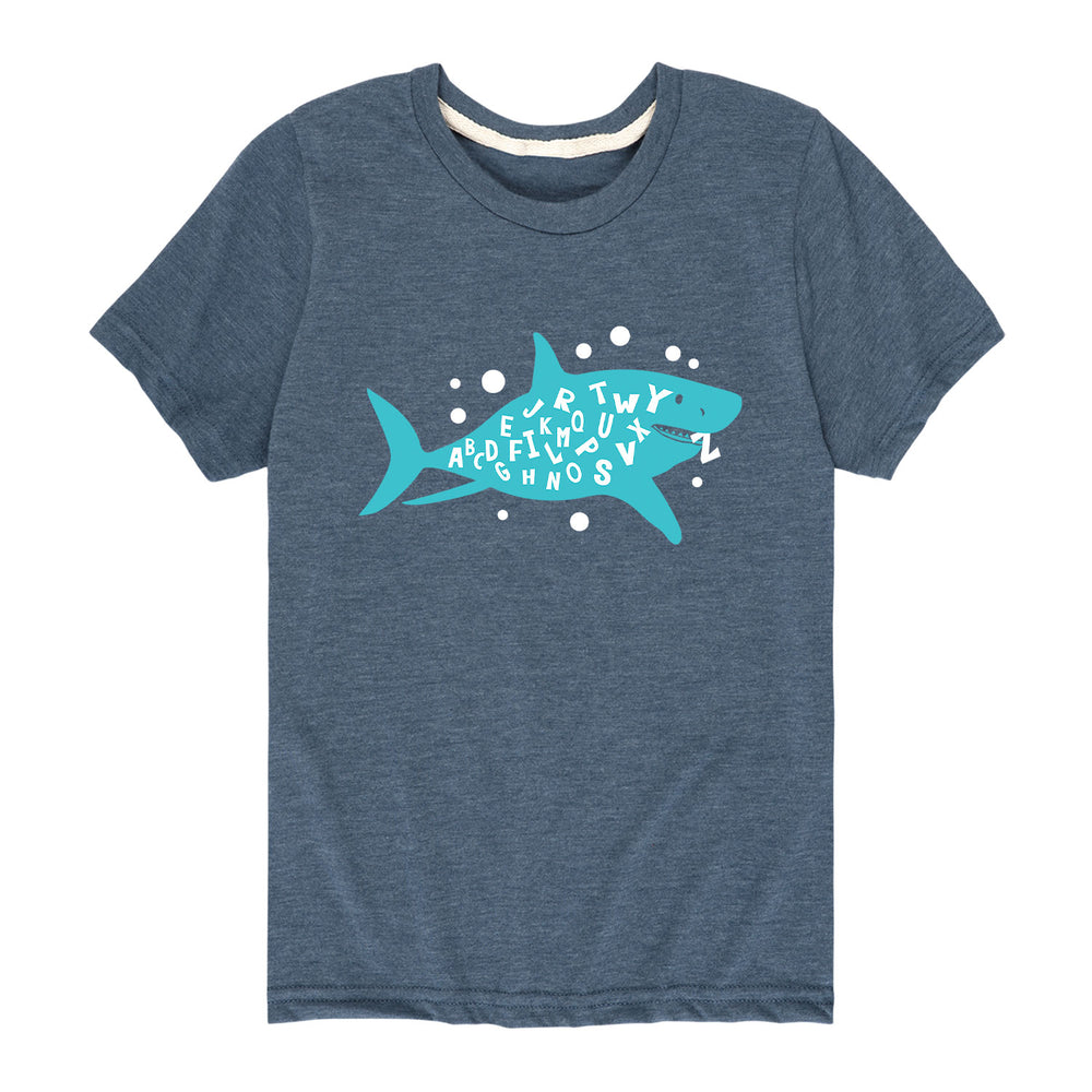 Alphabet Shark - Youth & Toddler Short Sleeve T-Shirt