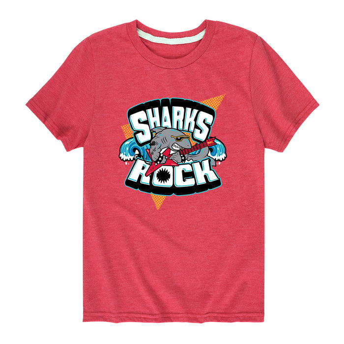 Sharks Rock - Youth & Toddler Short Sleeve T-Shirt