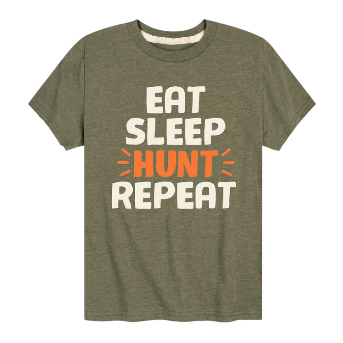 Eat Sleep Hunt Repeat - Youth & Toddler Short Sleeve T-Shirt