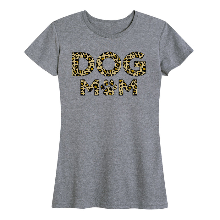 Dog Mom Leopard - Women's Short Sleeve T-Shirt