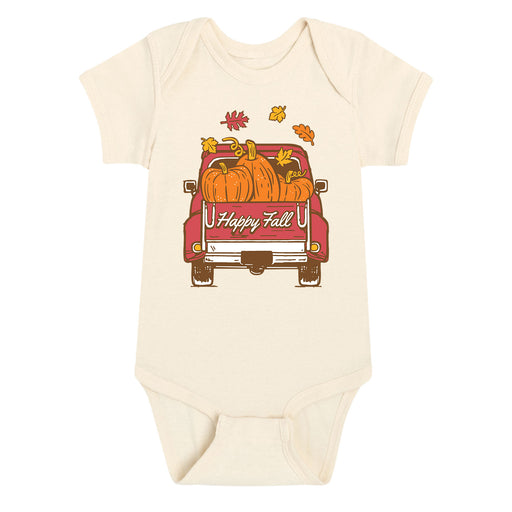Happy Fall Back of Truck - Infant One Piece