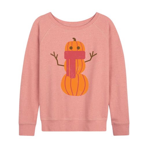 Pumpkin Snowman - Women's Slouchy
