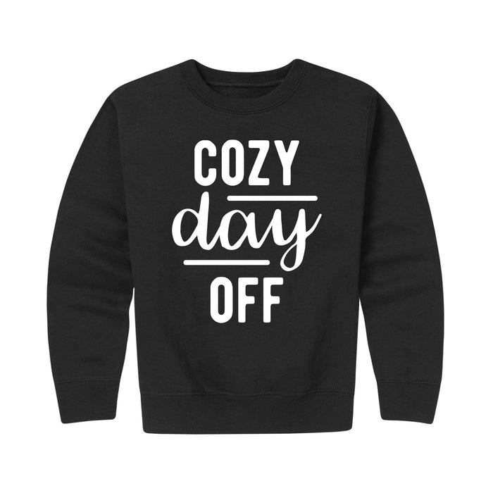 Cozy Day Off - Youth & Toddler Crew Neck Fleece
