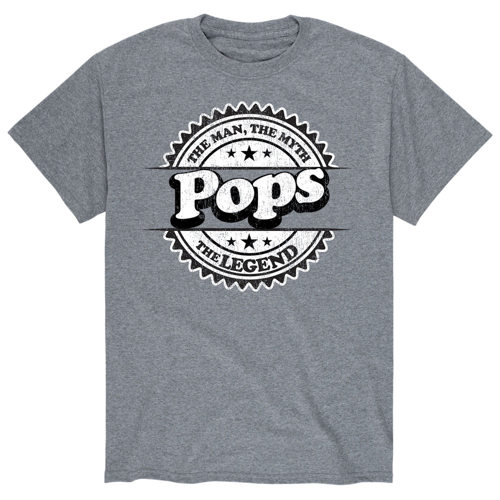 Pops The Man The Myth The Legend - Men's Short Sleeve T-Shirt