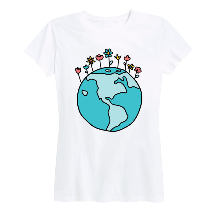 Earth Flowers - Women's Short Sleeve T-Shirt