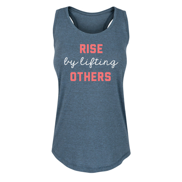 Rise By Lifting Others - Women's Racerback Tank