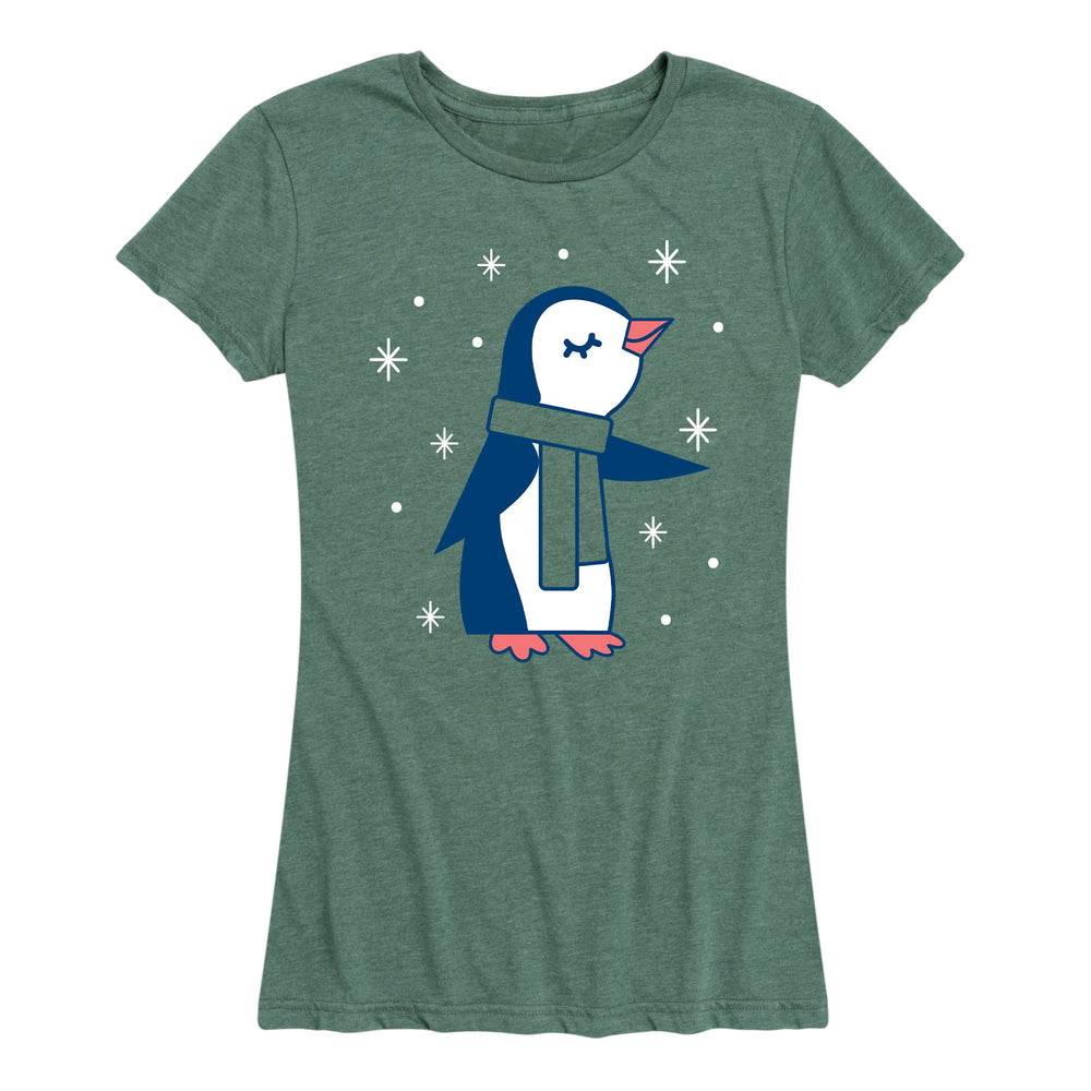 Snowflake Penguin - Women's Short Sleeve T-Shirt