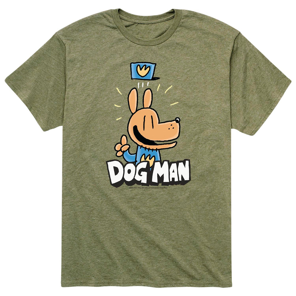 Dog Man Has An Idea - Men's Short Sleeve T-Shirt