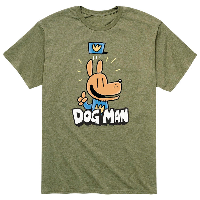 Dog Man Has An Idea - Men's Short Sleeve T-Shirt