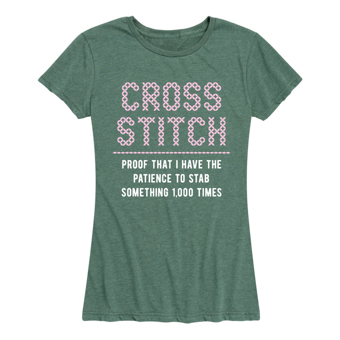 Cross Stitch Definition - Women's Short Sleeve T-Shirt