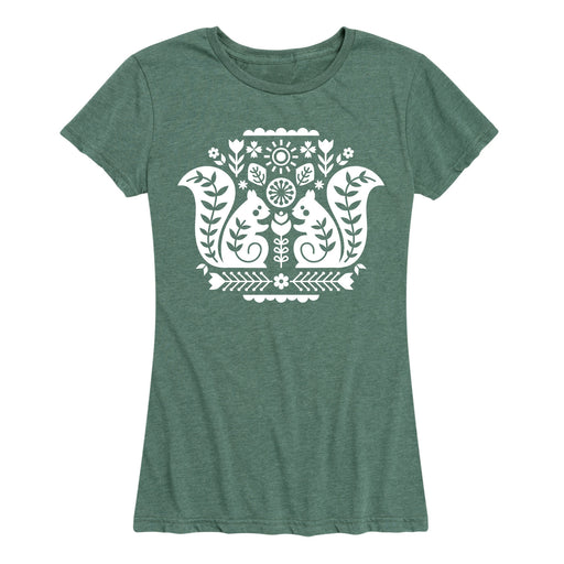 Scandinavian Squirrels - Women's Short Sleeve T-Shirt