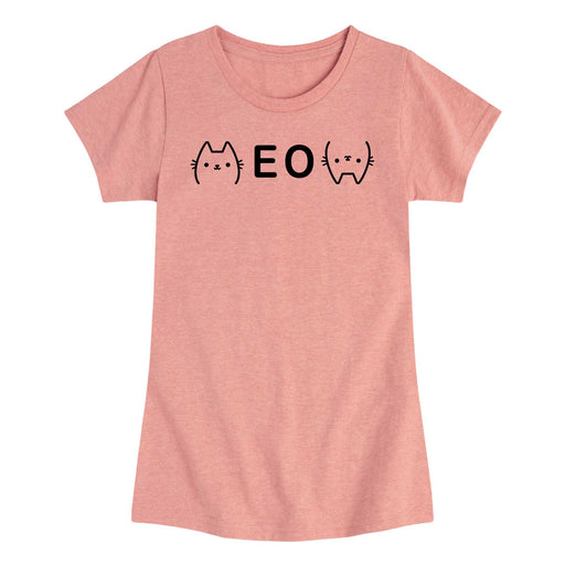 Meow - Youth & Toddler Girls Short Sleeve T-Shirt