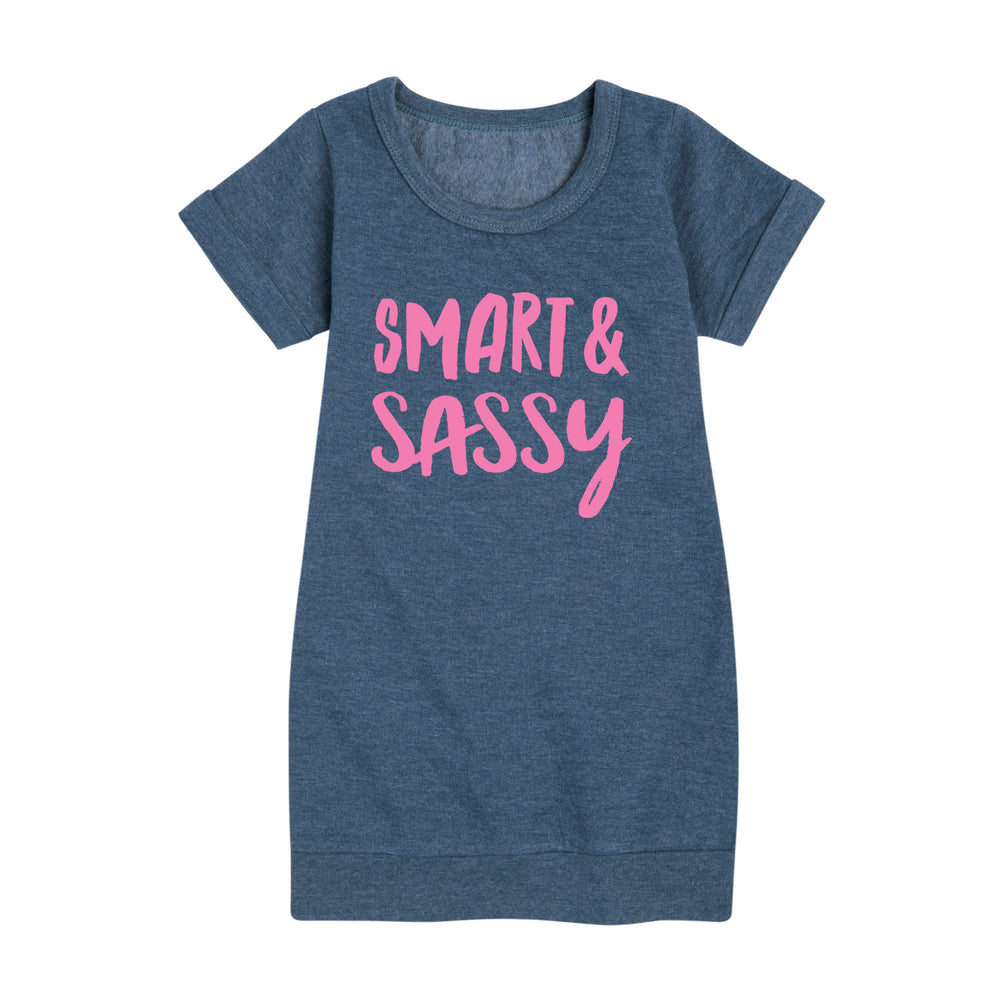 Smart And Sassy - Youth & Toddler Girls Fleece Dress