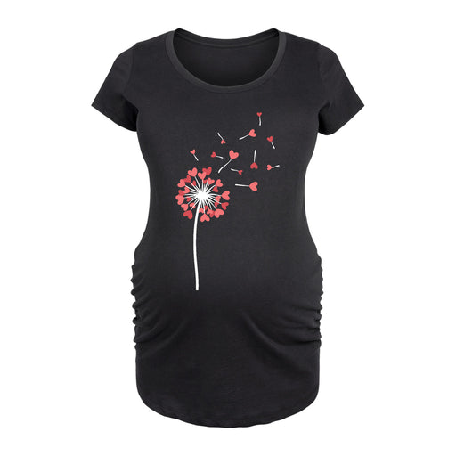 Dandelion Hearts - Maternity Short Sleeve T-Shirt