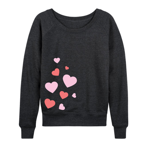Scattered Hearts - Women's Slouchy